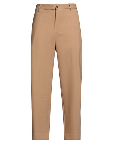 NINE IN THE MORNING Casual trouser Camel 97% Virgin Wool, 3% Elastane