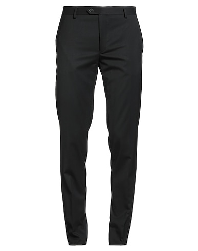 BRIAN DALES Dress pants NERO 54% Polyester, 44% Wool, 2% Elastane