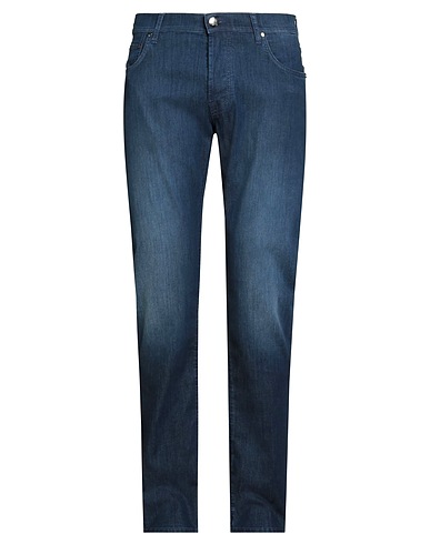 CORNELIANI ID Denim pants Blue 72% Cotton, 14% Viscose, 12% Polyester, 2% Elastane