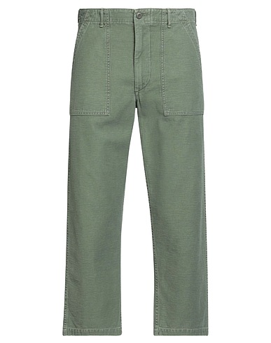 ORSLOW Casual trouser Military green 100% Cotton