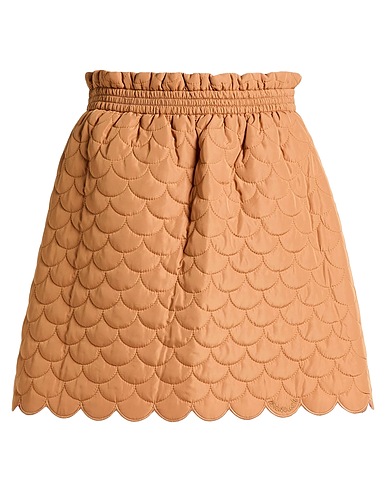 MANOUSH Minigonna Cuoio 100% Poliestere riciclato