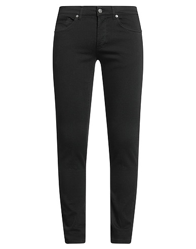 DONDUP Pantalon Noir 92% Coton, 6% Élastomultiester, 2% Élasthanne