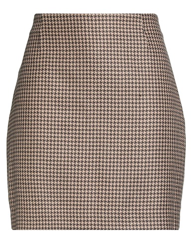 LARDINI Mini skirt Sand 100% Wool