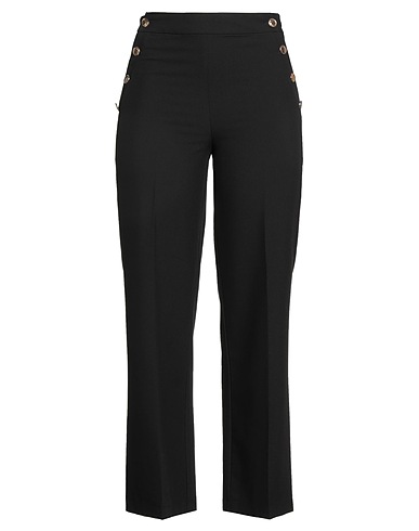 VILA Hosen Schwarz 79% Polyester, 16% Viskose, 5% Elastan