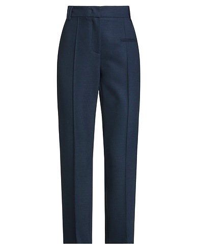FABIANA FILIPPI Casual trouser Navy blue 53% Polyester, 43% Virgin Wool, 4% Elastane