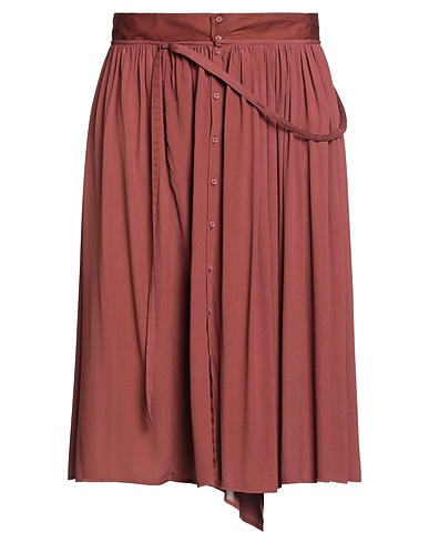 LEMAIRE Midi skirt Brown 100% Viscose