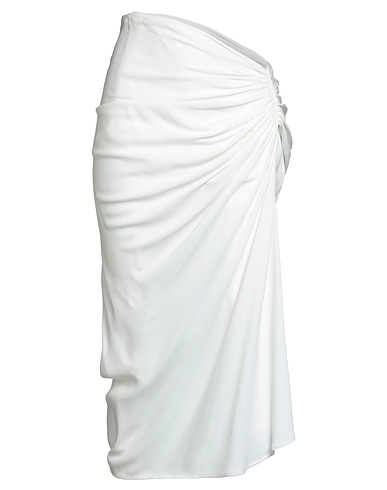CHRISTOPHER ESBER Midi skirt White 97% Viscose, 3% Elastane