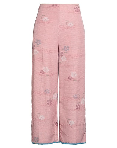 IBRIGU Pantalone Rosa 80% Seta, 20% Poliammide