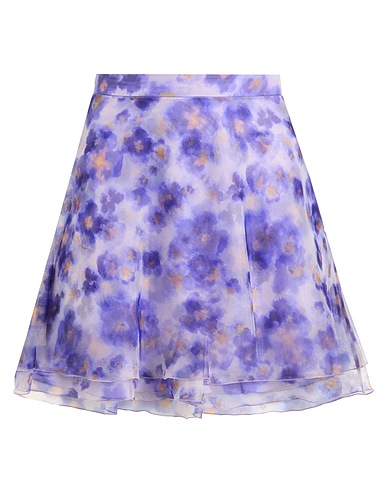 ELISABETTA FRANCHI Mini skirt Lilac 100% Polyester