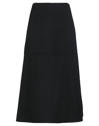 BY MALENE BIRGER Midi skirt Black 100% Wool