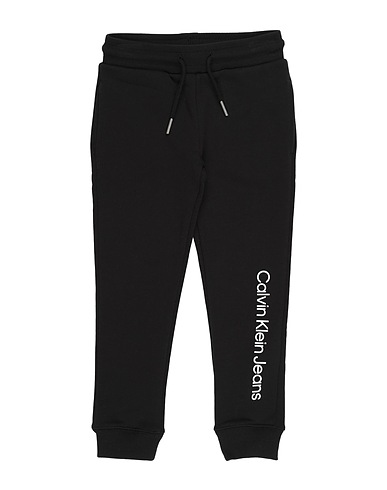 CALVIN KLEIN JEANS パンツ ブラック コットン 100%