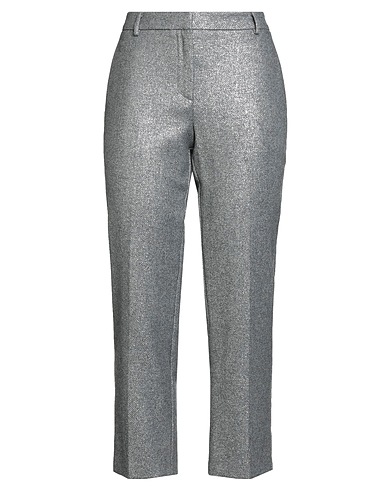 JUCCA Hosen Silber 60% Wolle, 27% Polyamid, 9% Polyester, 4% Andere Fasern