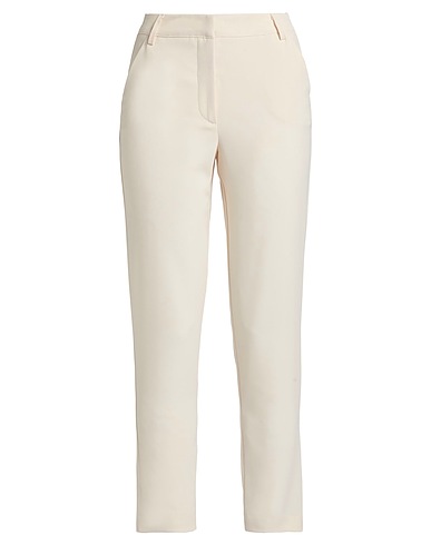 SOALLURE Casual trouser Cream 96% Polyester, 4% Elastane