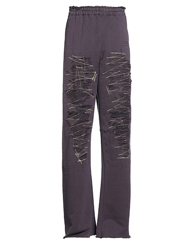 MM6 MAISON MARGIELA Pantalone Prugna 100% Cotone