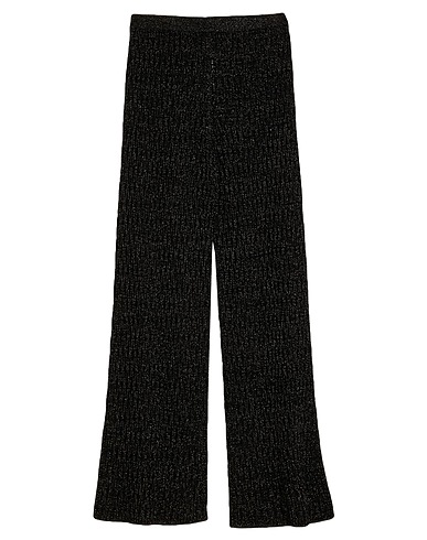 ROBERTO COLLINA Weite Hosen NERO 46% Wolle, 44% Viskose, 10% Metallisiertes Polyester