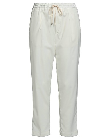 BRIGLIA 1949 Pantalone Avorio 54% Lana Vergine, 45% Poliestere, 1% Elastan