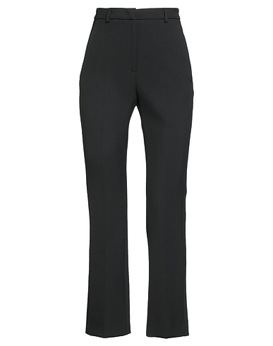 PESERICO Casual trouser Black 64% Polyester, 27% Viscose, 6% Cotton, 3% Elastane