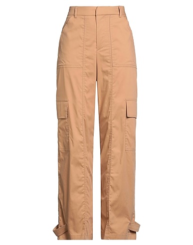 SOALLURE Casual trouser Camel 61% Cotton, 36% Polyamide, 3% Elastane