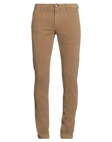 JACOB COHЁN Casual trouser Taupe 97% Cotton, 3% Elastane