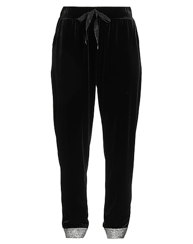 BLUGIRL Pantalone Nero 91% Poliestere, 9% Elastan