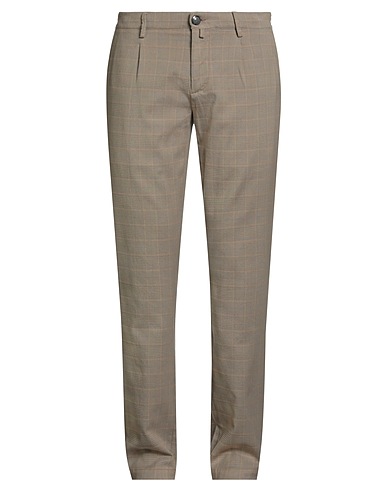 JACOB COHЁN Casual pants Sage green 49% Cotton, 49% Virgin Wool, 2% Elastane