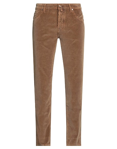 JACOB COHЁN Casual trouser Camel 99% Cotton, 1% Elastane