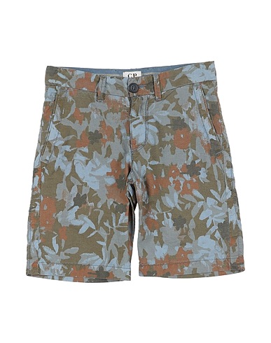 C.P. COMPANY UNDERSIXTEEN Shorts & Bermuda Military green 68% Cotton, 32% Polyester