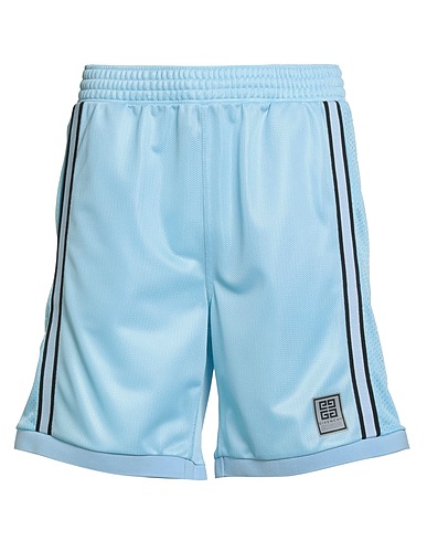 GIVENCHY Shorts & Bermuda Light blue 100% Polyester