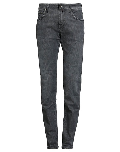 JACOB COHЁN Denim trousers Charcoal 75% Cotton, 15% Lyocell, 8% Elastomultiester, 2% Elastane
