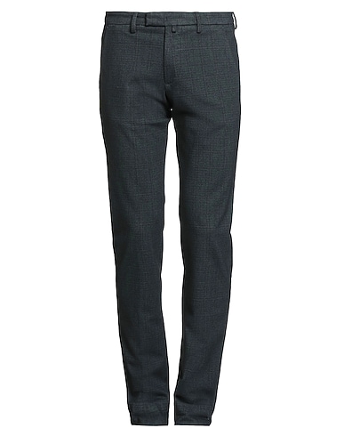 BRIGLIA 1949 Casual trouser Slate blue 49% Cotton, 31% Polyester, 17% Viscose, 3% Elastane