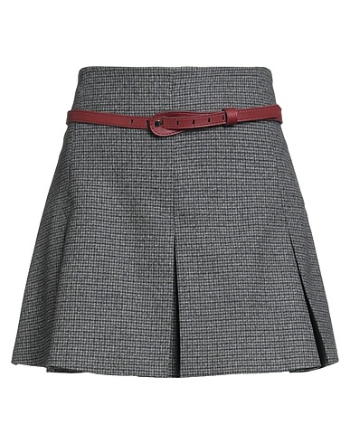 IMPERIAL Mini skirt Lead 63% Polyester, 34% Viscose, 3% Elastane