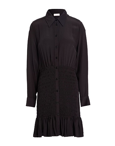 LIU •JO Shirt dress Black 100% Viscose