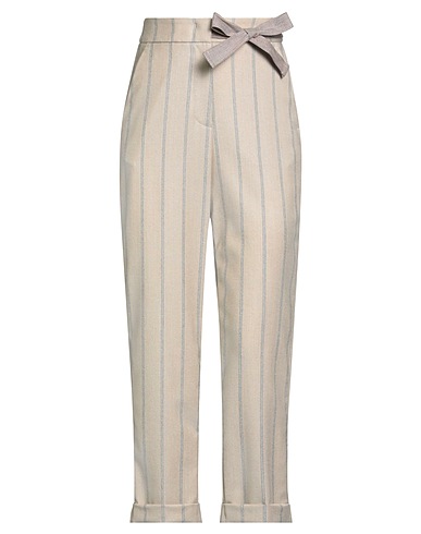PESERICO Pantalone Beige 98% Lana Vergine, 2% Elastan