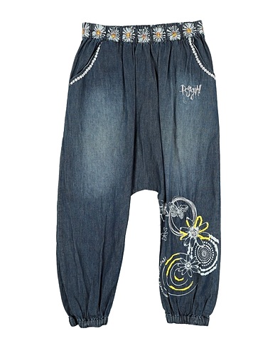 DESIGUAL Pantaloni jeans Blu 100% Cotone