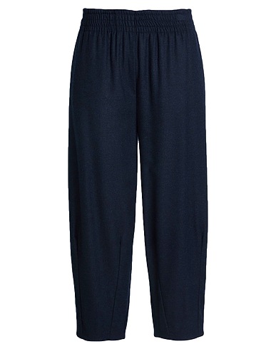 ALESSIA SANTI Casual trouser Navy blue 33% Polyester, 33% Viscose, 33% Wool, 1% Elastane