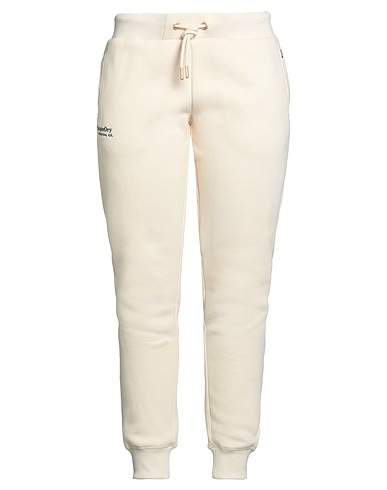 SUPERDRY Pantalone Avorio 76% Cotone, 24% Poliestere