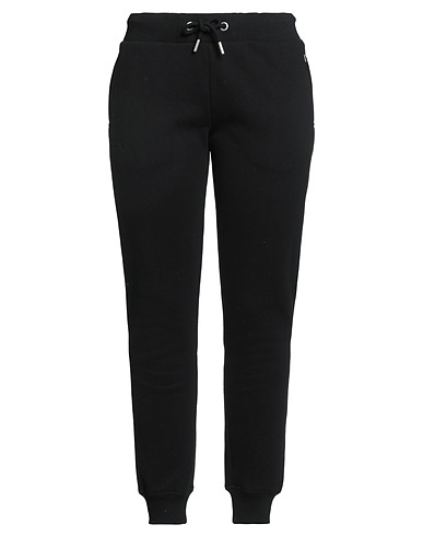 SUPERDRY Casual trouser Black 76% Cotton, 24% Polyester