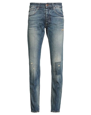 DON THE FULLER Denim trousers Blue 99% Cotton, 1% Elastane