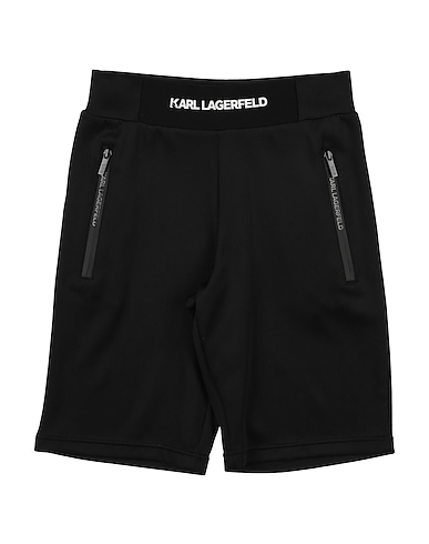 KARL LAGERFELD Shorts & Bermuda Nero 51% Viscosa, 43% Poliestere, 6% Elastan