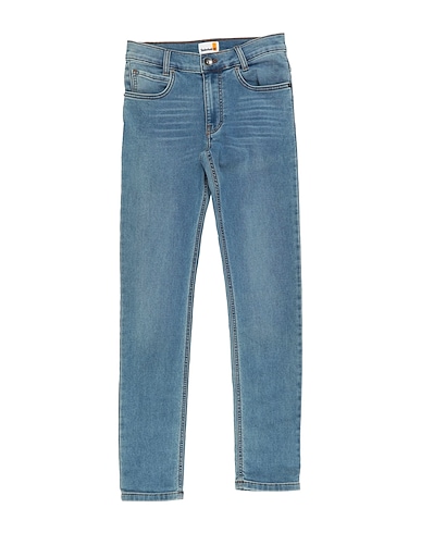 TIMBERLAND Denim pants Blue 52% Cotton, 27% Lyocell, 19% Polyester, 2% Elastane