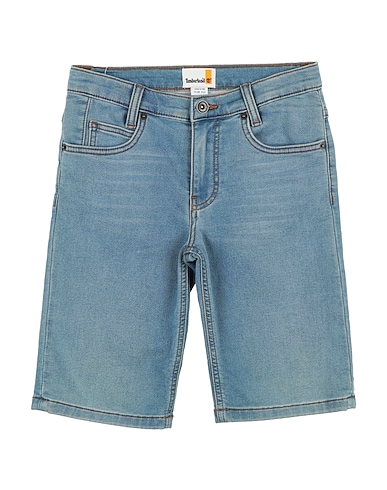 TIMBERLAND Denim shorts Blue 52% Cotton, 27% Lyocell, 19% Polyester, 2% Elastane