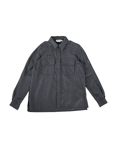 BONPOINT Camicia tinta unita Antracite 100% Lana