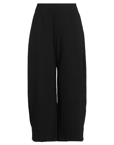 ROSÉ A POIS Casual trouser Black 65% Viscose, 32% Nylon, 3% Elastane