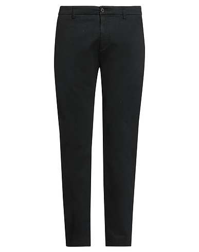 DEPARTMENT 5 Casual trouser Black 98% Cotton, 2% Elastane