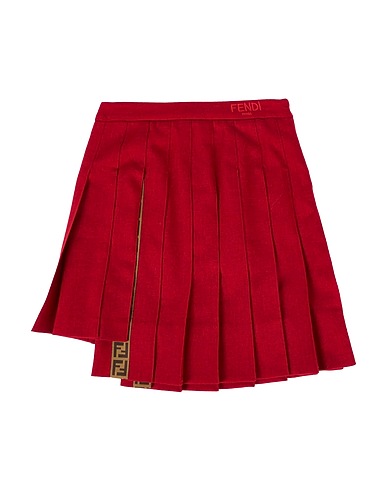 FENDI Skirt KIDS Red 55% Polyester, 45% Wool