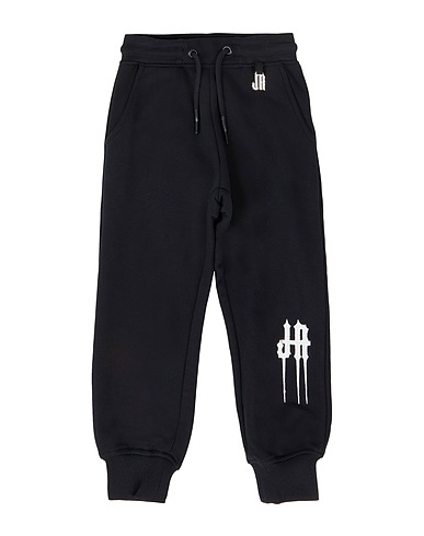 JOHN RICHMOND Casual pants Black 86% Polyester, 14% Cotton