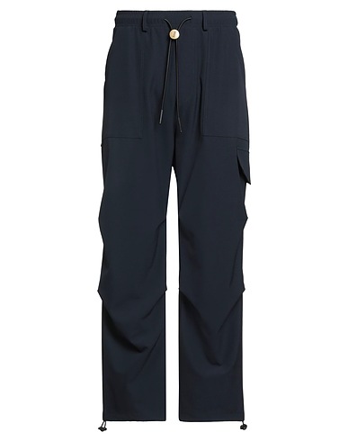 DARK LABEL STUDIOS Casual trouser Midnight blue 88% Nylon, 12% Elastane