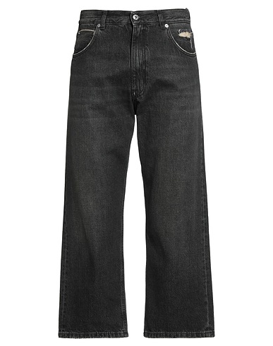 GRIFONI Denim trousers Charcoal 100% Cotton
