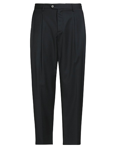 DARK LABEL STUDIOS Pantalone Nero 54% Poliestere, 44% Lana, 2% Elastan