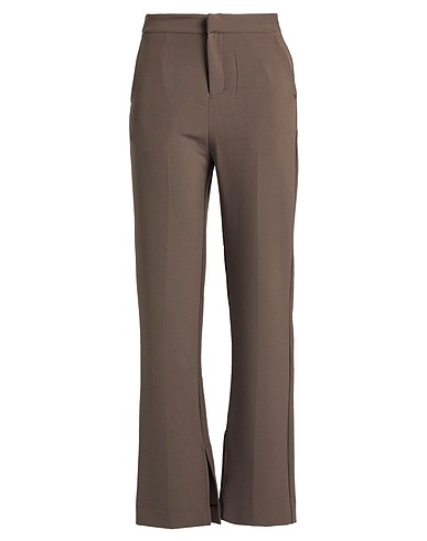 GRACE & MILA Повседневные брюки Тёмно-серый 90% Полиэстер, 10% Эластан